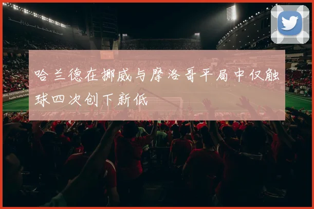 哈兰德在挪威与摩洛哥平局中仅触球四次创下新低